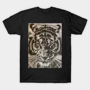 Tiger pencil drawing T-Shirt